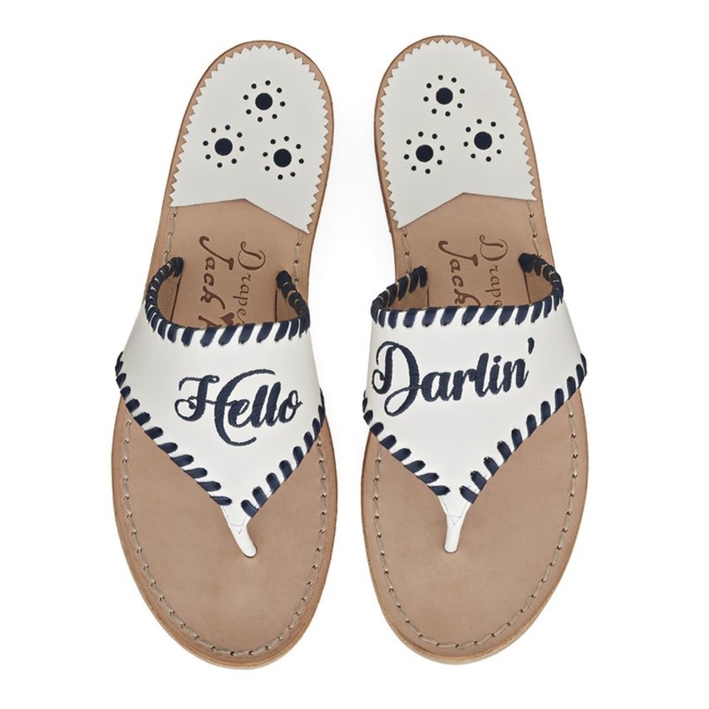 Draper James x Jack Rogers “Hello Darlin’” Women’s Sandals Size 6.5M